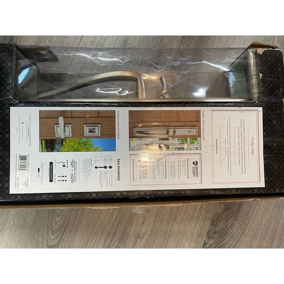 Baldwin Torrey Pines Single Cylinder Front Door Handleset Featuring SmartKey Sec - Picture 4 of 5